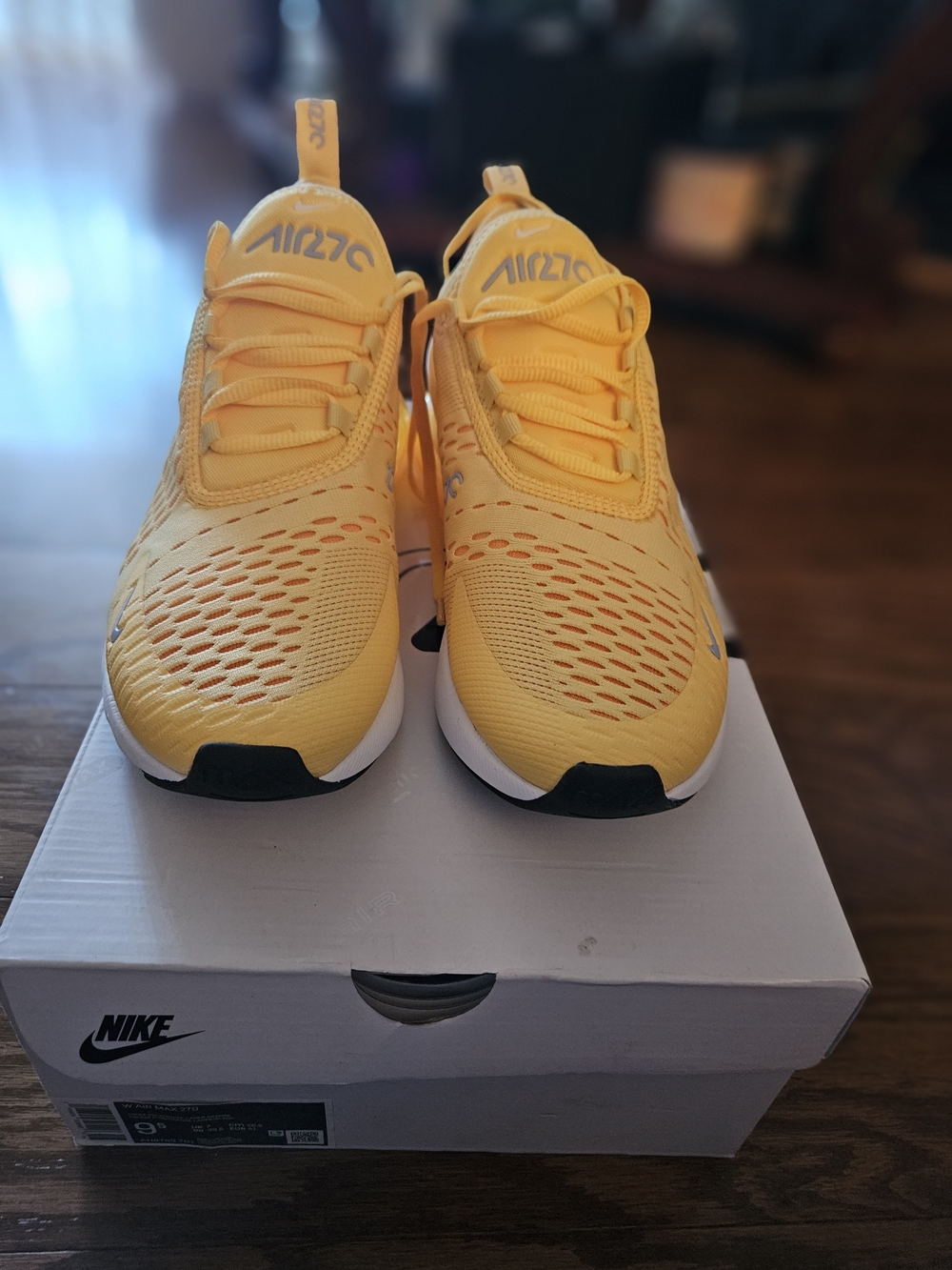 Nike Kids' Yellow Air Max Running Shoes